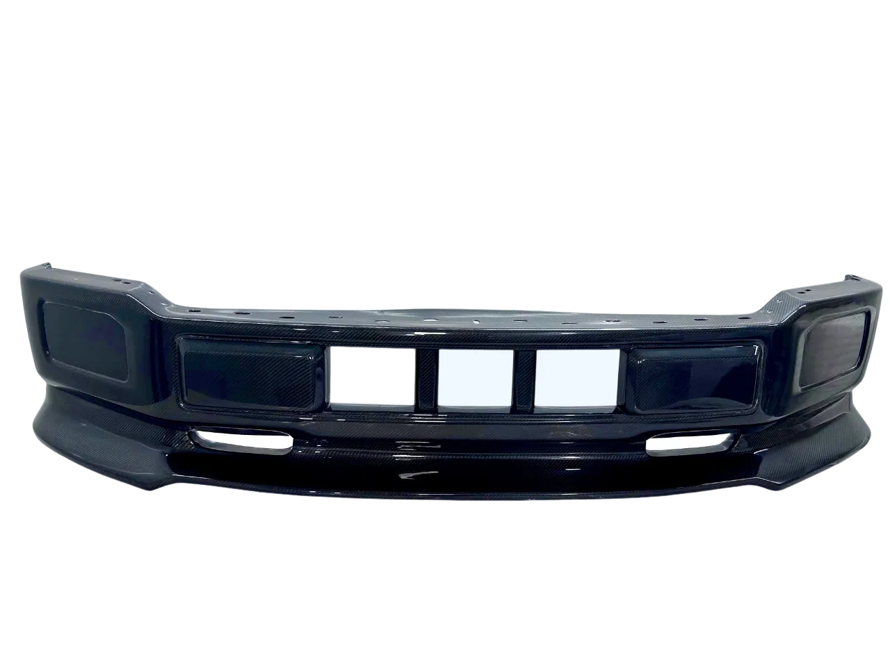 2018-2020 V2 MCR F-150 Carbon fiber Front Bumper INTEGRATED LIP