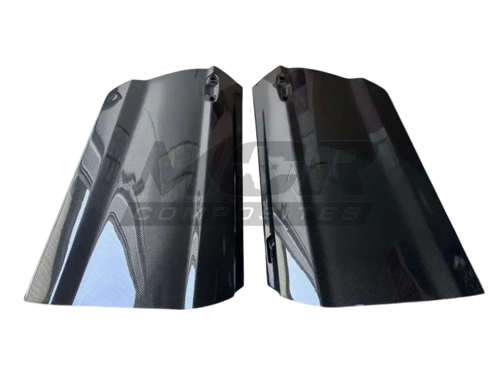 2015- 2023 MCR s550 Mustang Carbon fiber Door Pair - Body Parts