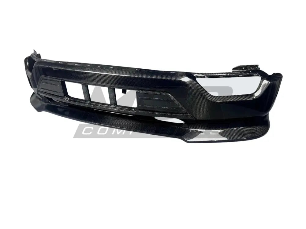 2021- 2023 V2 MCR F-150 Carbon fiber Front Bumper INTEGRATED LIP - Body Parts