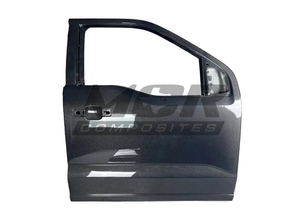 MCR 2021-2025 F-150 Carbon Fiber Door Front View