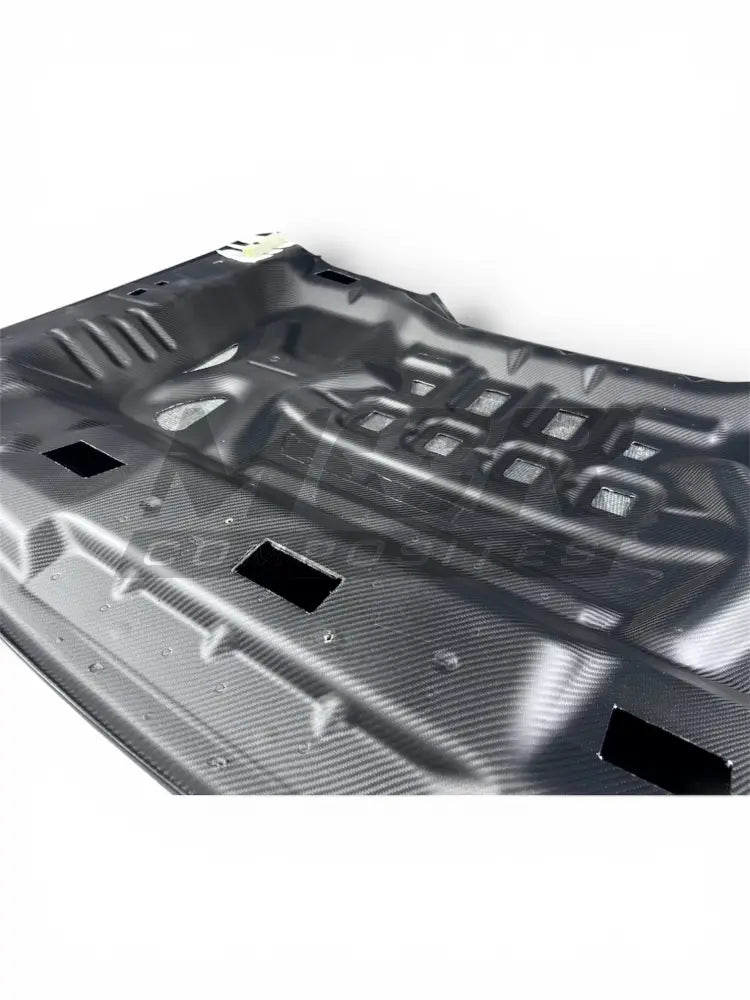 MCR F-150 Carbon Fiber Hood Underside Detail