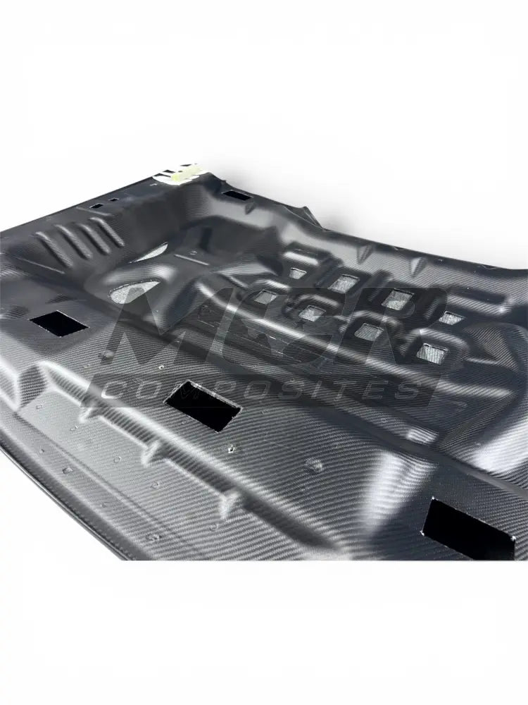 MCR F-150 Carbon Fiber Hood Underside Detail