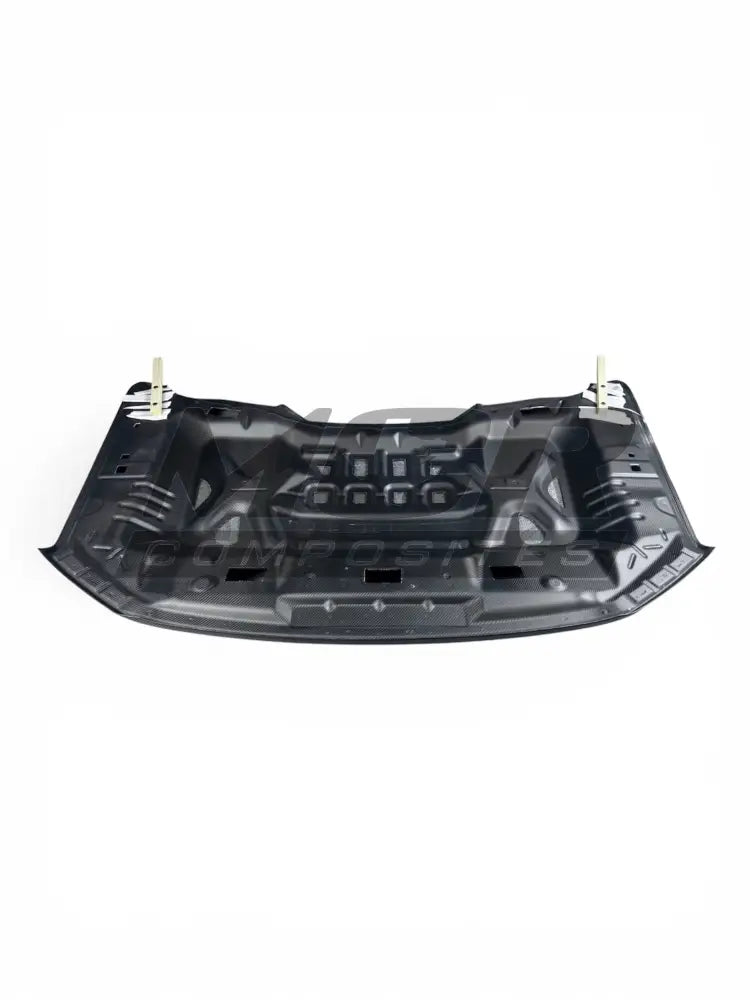 2021–2026 Ford F-150 Carbon Fiber Hood Rear View
