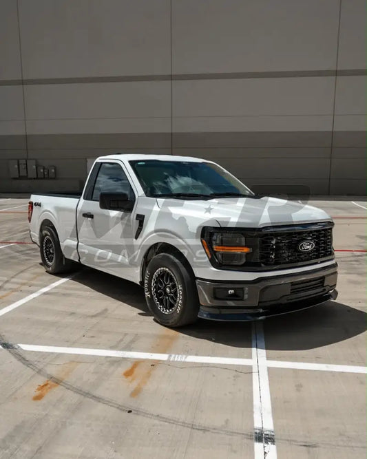 2021-2026 MCR Ford F-150 Carbon Fiber Front Bumper Lip/Splitter - Body Parts