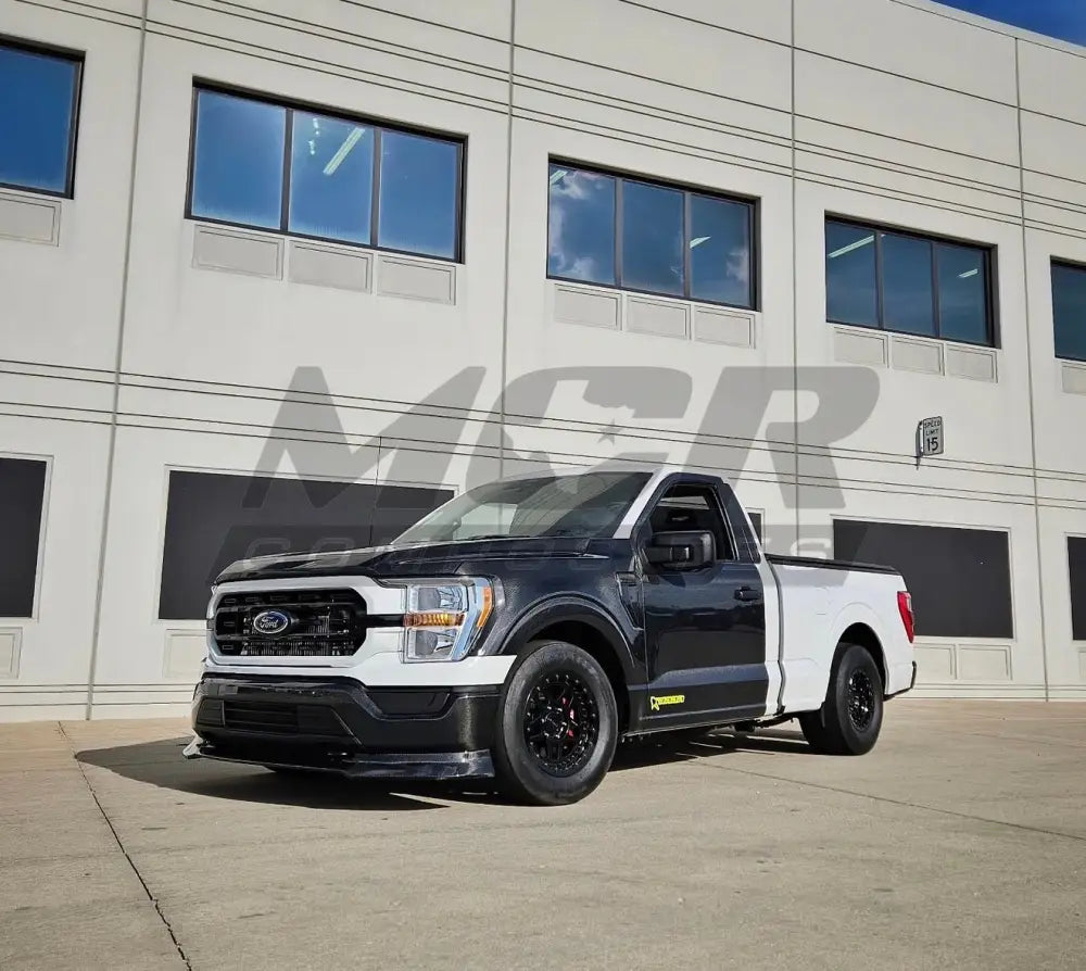 2021-2026 MCR Ford F-150 Carbon Fiber Front Bumper Lip/Splitter - Body Parts