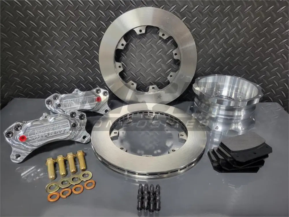 4 Piston Pro Street Front Brake Kit 2015-23 Mustang - Brakes