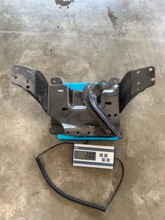 2021- 2023 MCR F-150 Carbon fiber Front Bumper CARBON BRACKETS ONLY