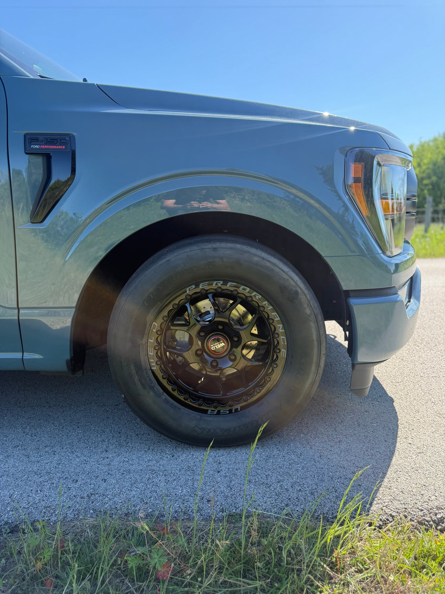 WELD Solana Drag Gloss Black Wheel with Milled Spokes 17x10 | 6x135BC Beadlock/non beadlock