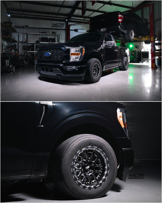 Belak 17x10.5 / 8.25in BS / 6x135mm BP / Low Pad / Series 2 - Beadlock non/beadlock Black / Machined Finish Wheel