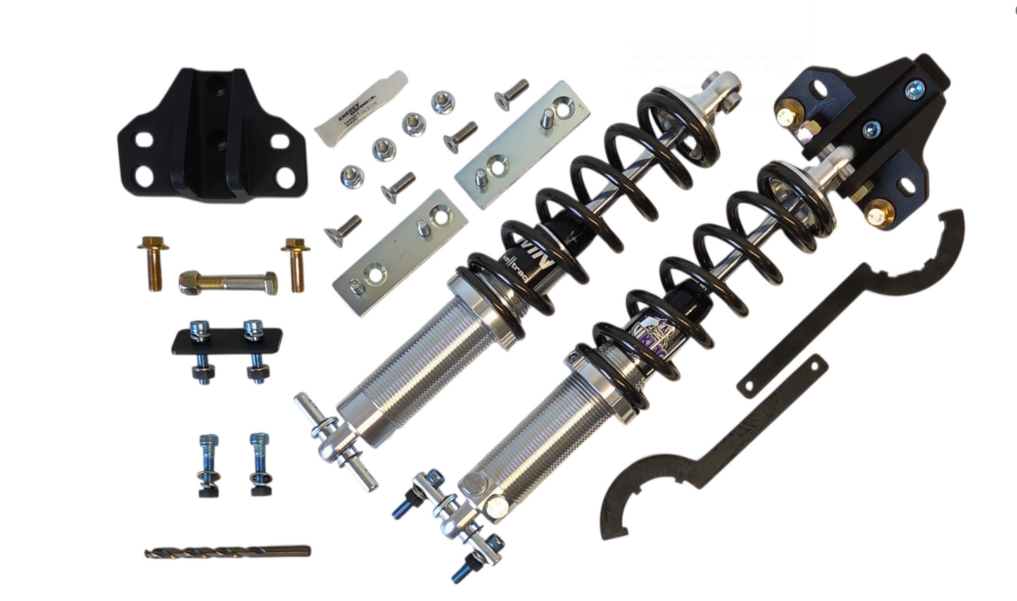 2015+ Mustang Double Adjustable Rear Coilover Kit, RACE